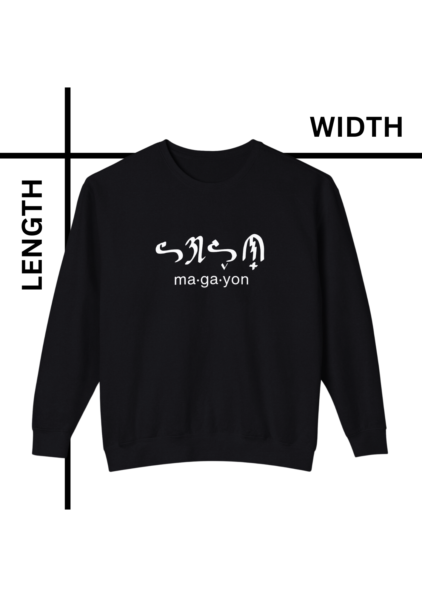 size chart hoodie